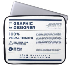 Capa Para Notebook Kean MGC Graphic Design Care Label