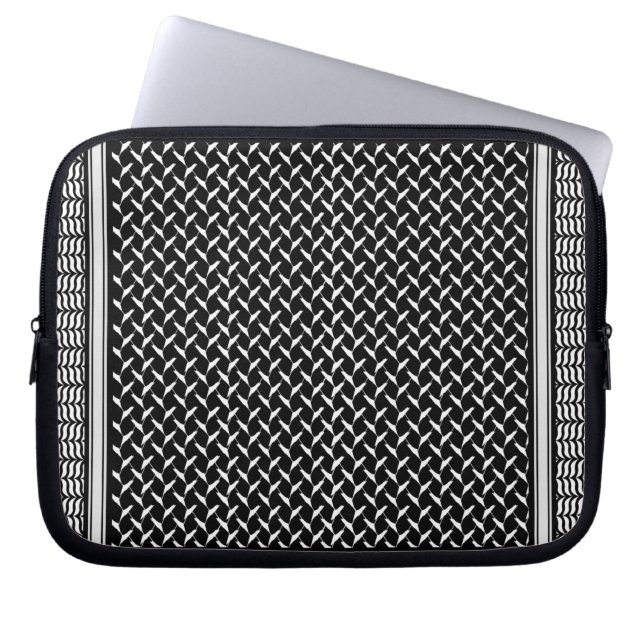 Capa Para Notebook Keffiyeh palestino (Frente)