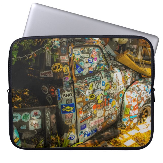 Capa Para Notebook Key West é Art, Old Pickup Truck (Frente)