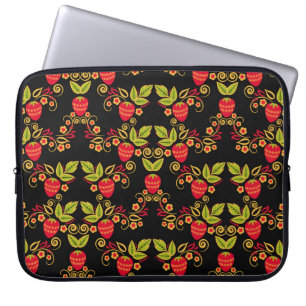Capa Para Notebook Khokhloma Berries Russo: Estilo Tradicional