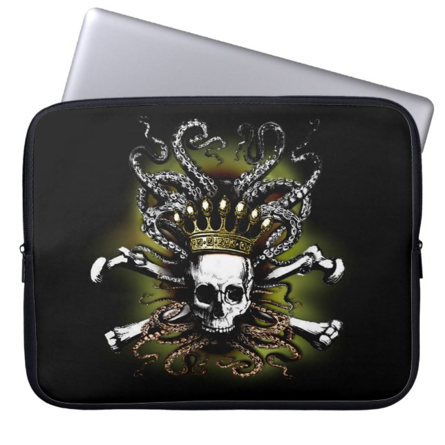 Capa Para Notebook King Squid Skull (Frente)