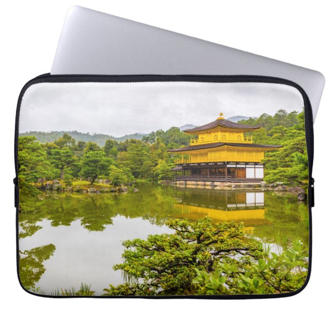 Capa Para Notebook Kinkaku-ji Ou Pavilhão E Pond Do Ouro, Quioto (Frente)