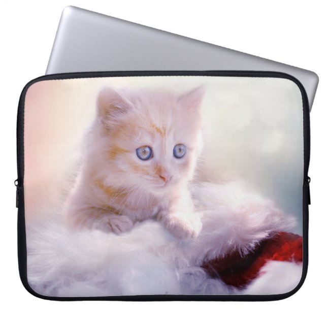 Capa Para Notebook Kitten Natal (Frente)