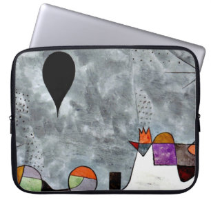 Capa Para Notebook Klee - Inverno, pintura popular