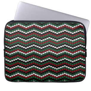 Capa Para Notebook Knitwear chevron strips inverno padrão sazonal