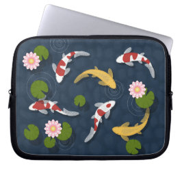 Capa Para Notebook Koi Fish Pond 2