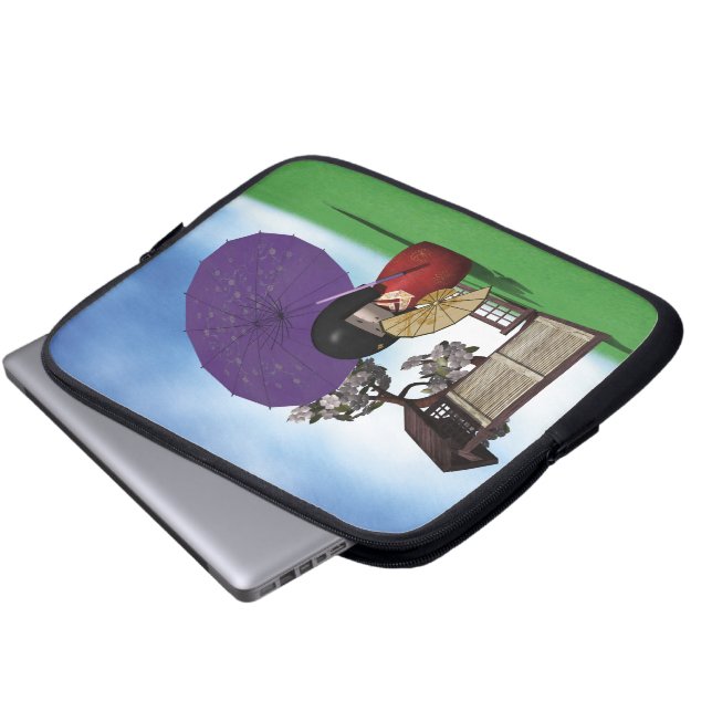 Capa Para Notebook Kokeshi Doll (Frente Inferior)