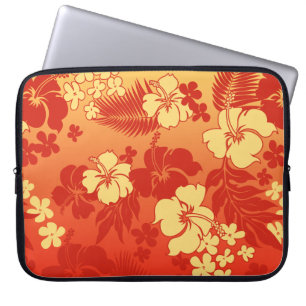 Capa Para Notebook Kona Blend Hawaiian Hibiscus Neoprene Wetcase