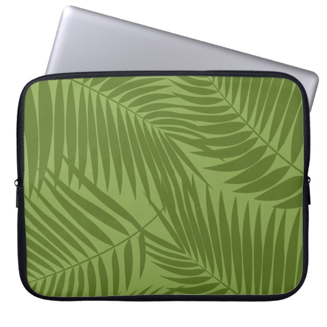 Capa Para Notebook Kona Palms Hawaiian Leaf Tropical (Frente)