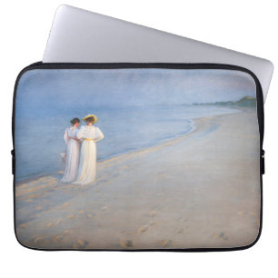 Capa Para Notebook Kroyer - Noite de Verão em Skagen Beach