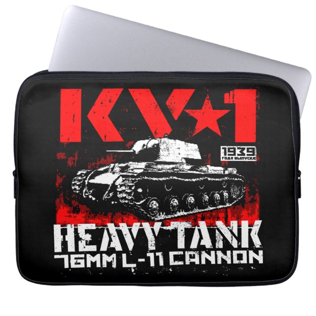 Capa Para Notebook KV-1 Tanque pesado soviético (Frente)