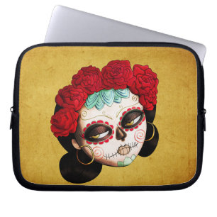 Capa Para Notebook La Catrina - Diâmetro de Los Muertos Menina