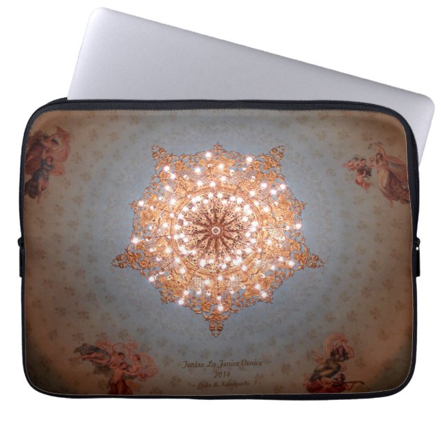 Capa Para Notebook La Fenice Veneza 13" de Teatro saco dos (Frente)