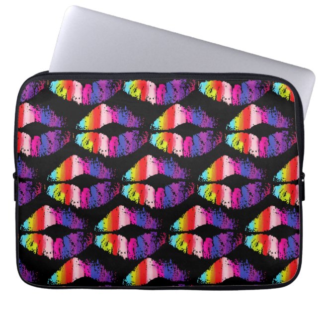 Capa Para Notebook Lábios Elegantes #8 (Frente)