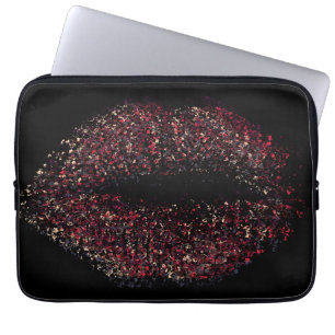 Capa Para Notebook Lábios modernos de Abstrato Art #17