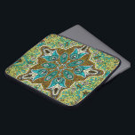 Capa Para Notebook Lace Colorido Elegante Elegante Turco<br><div class="desc">Turco inspirou um círculo vintage de renda floral colorido elegante e elegante ornamentado,  fechado.</div>