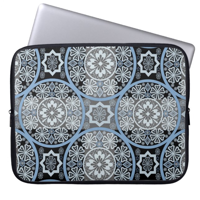 Capa Para Notebook Lace romântico: Abstrato brilhante. (Frente)