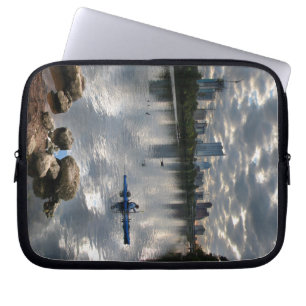 Capa Para Notebook Ladybird Lake Kayak - Skyline - Austin Texas