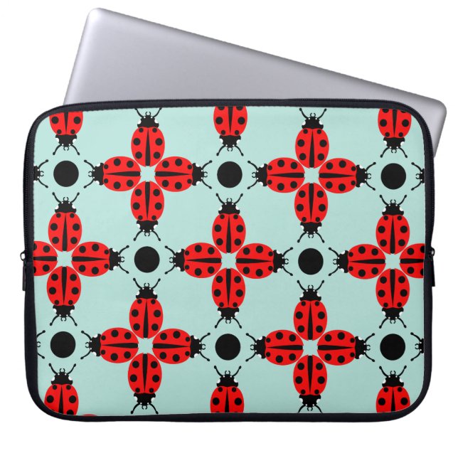 Capa Para Notebook Ladybug Pattern (Frente)
