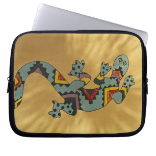 Capa Para Notebook Lagarto geco pintado na parede, Tucson, Arizona,