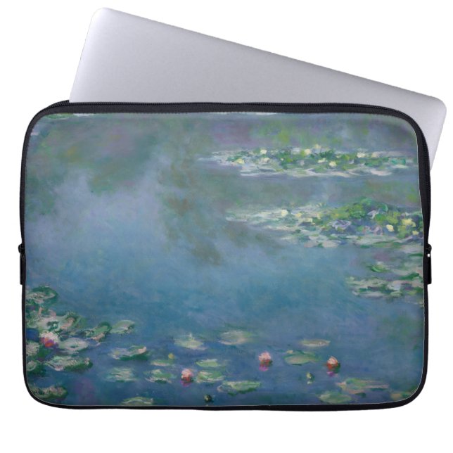 Capa Para Notebook Lago de Lírios de Monet (Frente)