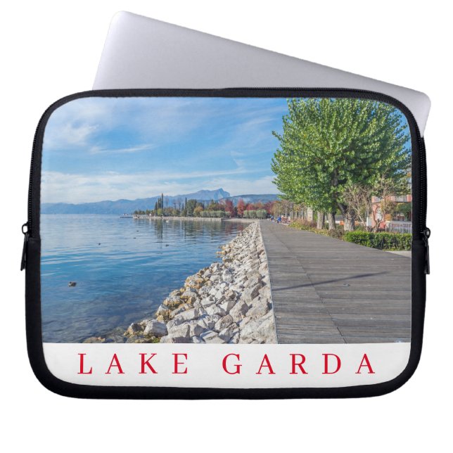 Capa Para Notebook Lago Garda Bardolino — laptop de exibição promenad (Frente)