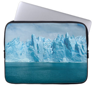 Capa Para Notebook Lago, gelo e céu azuis
