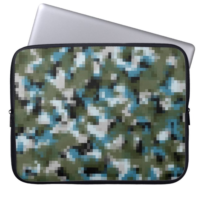 Capa Para Notebook Lago winter de Digitas Camo (Frente)