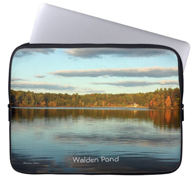Capa Para Notebook Lagoa de Walden: cobrir do laptop (Frente)
