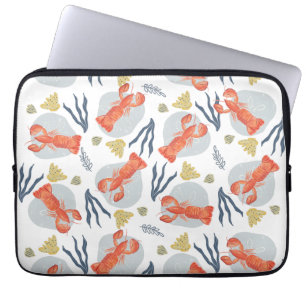 Capa Para Notebook Lagosta de Lagosta Crustacean Beach Dólares