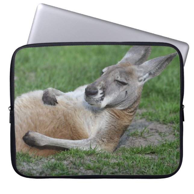 Capa Para Notebook Laid-back Kangaroo (Frente)