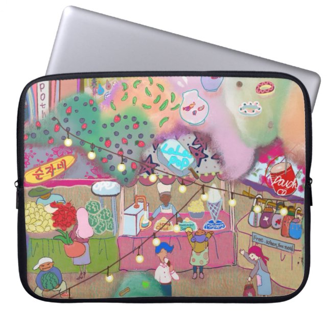 Capa Para Notebook LALATOWN Laptop Case  (Frente)