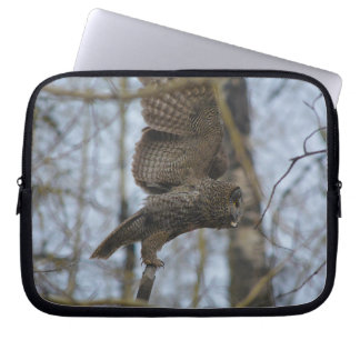 Capa Para Notebook Lançamento de Cinza excelente na Floresta