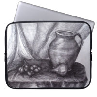 Lápis de Vida Estática Desenhando Bolsa de laptop