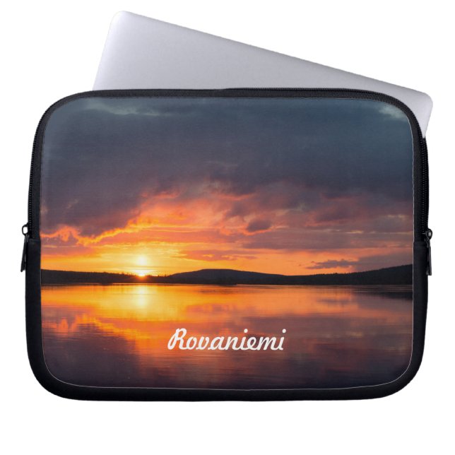 Capa Para Notebook Lapland Sunset (Frente)