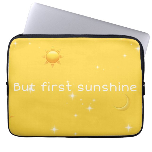 Capa Para Notebook laptop amarelo (Frente)