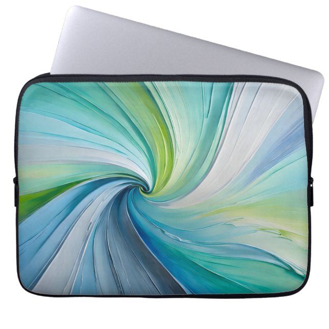 Capa Para Notebook Laptop Colorido de Pintura a Óleo (Frente)