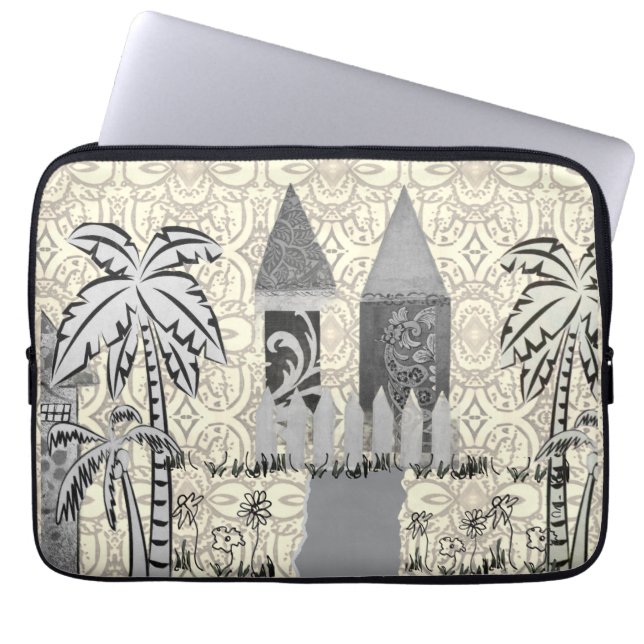 Capa Para Notebook Laptop Cover - Garden Towers-2  (Frente)