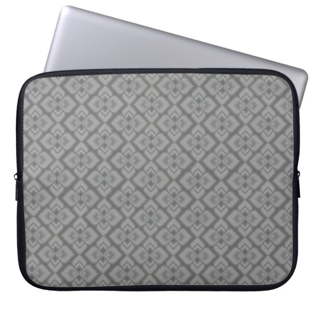 Capa Para Notebook Laptop de cinza inspirada na couve (Frente)