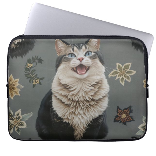 Capa Para Notebook laptop de gato (Frente)