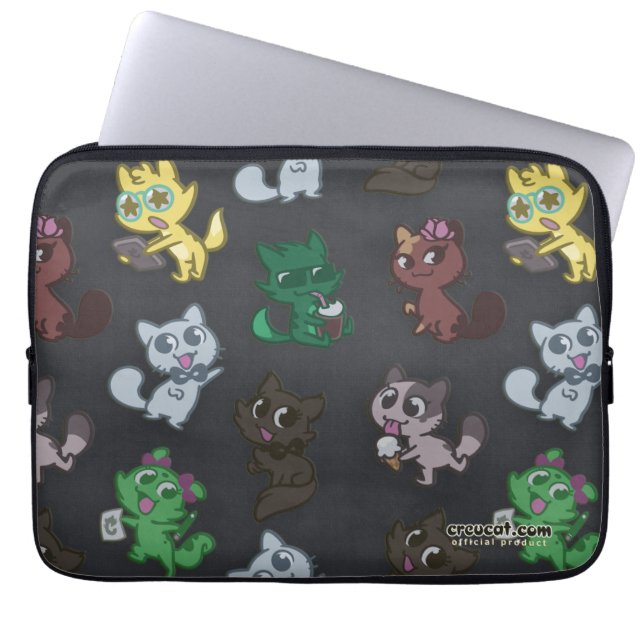 Capa Para Notebook Laptop de Gatos Créu (Frente)
