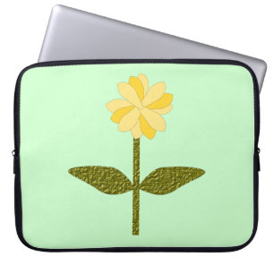 Capa Para Notebook Laptop de margarida amarela