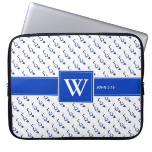 Capa Para Notebook laptop de Monograma Cristão de Bíblia Messiânic
