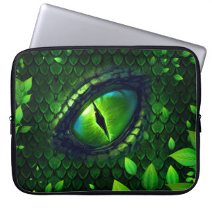 Capa Para Notebook Laptop de Olho Verde Lizard