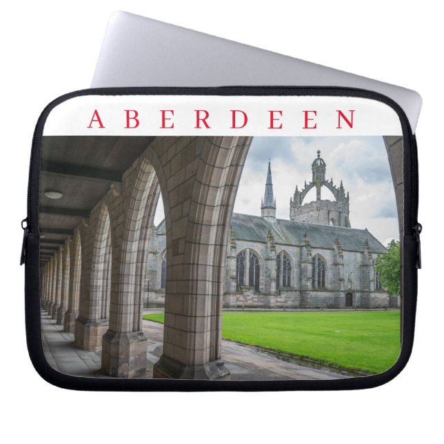 Capa Para Notebook Laptop de visualização da Universidade Aberdeen (Frente)