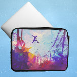 Capa Para Notebook Laptop do curso de Obstáculo Urbano Parkour<br><div class="desc">A impressão de um artista colorido de que o Parkour é praticado numa rua urbana de trás. Projetado para você pelo Evco Studio.</div>