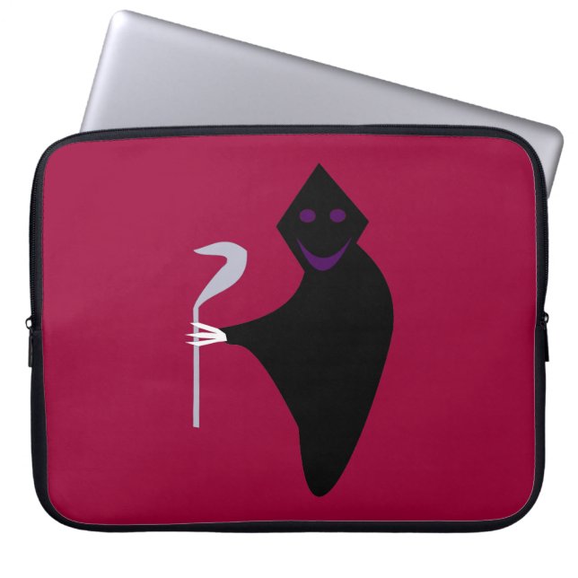 Capa Para Notebook Laptop do Grim Reaper Halloween (Frente)