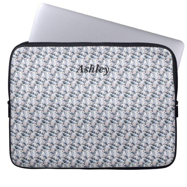 Capa Para Notebook Laptop Elegante Fractal Diamante (Frente)