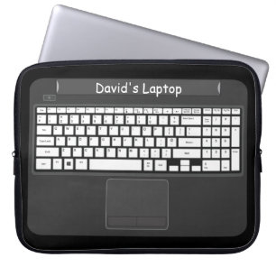 Capa Para Notebook Laptop gráfico com teclas brancas