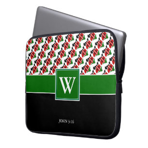 Capa Para Notebook Laptop GREEN Cristão de KENYA Monograma